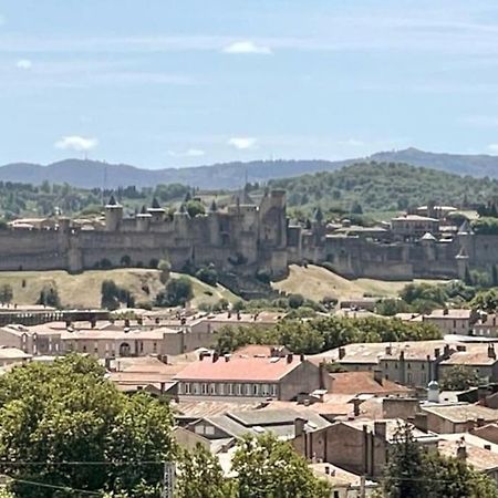 Appartement Le Panoramique - Sublime Vue Sur La Cite à Carcassonne Extérieur photo